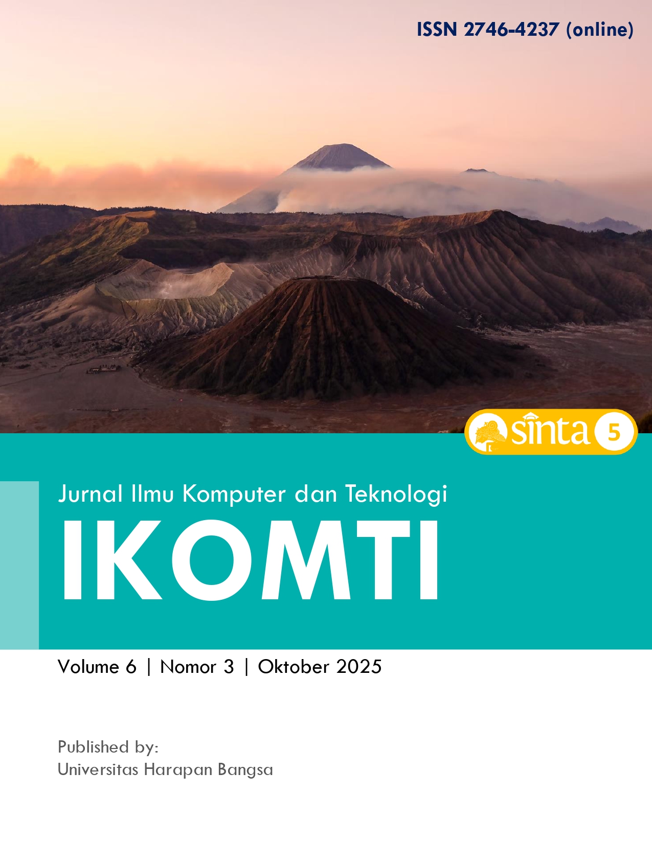 					View Vol. 6 No. 3 (2025): Jurnal Ilmu Komputer dan Teknologi
				
