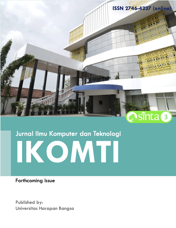 					View Jurnal Ilmu Komputer dan Teknologi (In-Press)
				