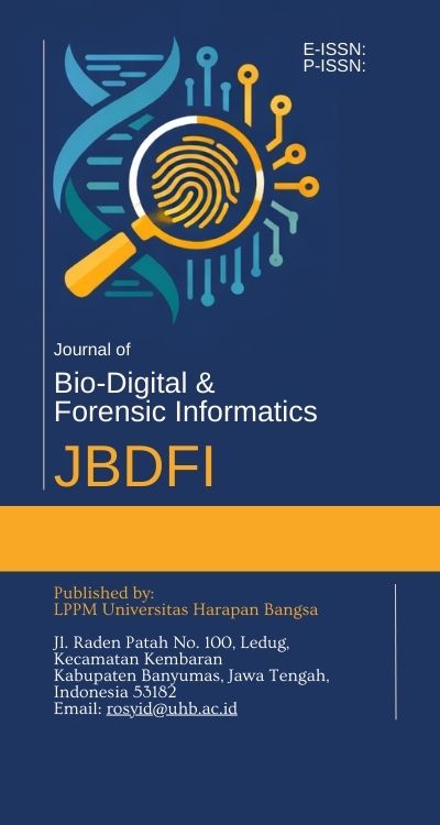 Call for Papers – Journal of Bio-Digital and Forensic Informatics (JBDFI) - Volume 1 Issue 1 (2026)